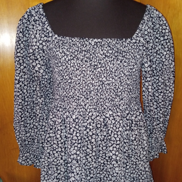 Lucie Smocked Mini Dress - Picture 6 of 8